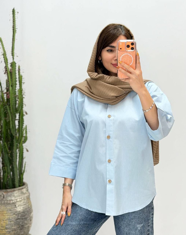 شومیز لینن آنزیمشور درجه یک